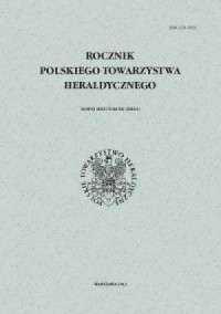 Rocznik Polskiego Towarzystwa Heraldycznego. - okładka książki