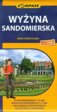 Wyżyna Sandomierska. Mapa turystyczna - okładka książki