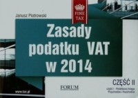 Zasady podatku VAT w 2014 cz. 2 - okładka książki