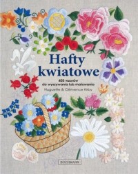 Hafty kwiatowe - okładka książki