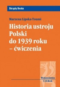 Historia ustroju Polski do 1939 - okładka książki