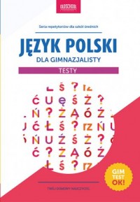 Język polski dla gimnazjalisty. - okładka podręcznika