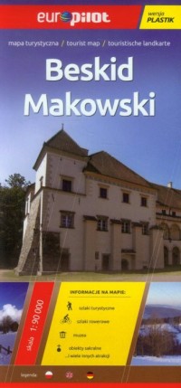 Beskid Makowski mapa turystyczna - okładka książki