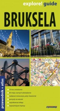 Bruksela (przewodnik + altas) - okładka książki