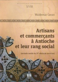 Artisans et commercants a Antioche - okładka książki