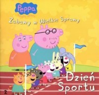 Dzień sportu. Świnka Peppa. Zabawy - okładka książki