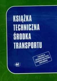 Książka techniczna środka transportu - okładka książki