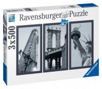 Nowy Jork  (puzzle 3 x 500-elem.) - zdjęcie zabawki, gry