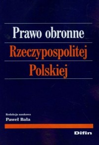 Prawo obronne Rzeczypospolitej - okładka książki