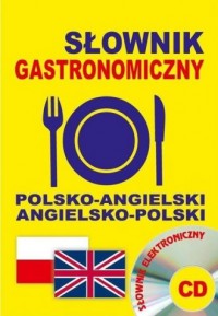 Słownik gastronomiczny polsko-angielski, - okładka podręcznika