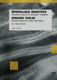 Śpiewające skrzypce zeszyt 1. Popularne - okładka książki