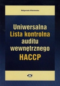 Uniwersalna Lista kontrolna auditu - okładka książki