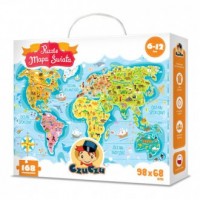 CzuCzu. Mapa świata (puzzle) - zdjęcie zabawki, gry