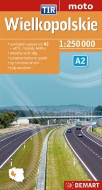 Wielkopolskie TIR mapa samochodowa - okładka książki