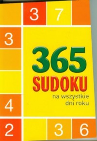 365 Sudoku na wszystkie dni roku - okładka książki