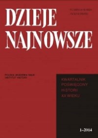 Dzieje Najnowsze. Kwartalnik poświęcony - okładka książki