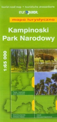 Kampinoski Park Narodowy mapa turystyczna - okładka książki