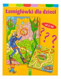 Łamigłówki dla dzieci od 4 lat - okładka książki