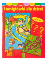 Łamigłówki dla dzieci od 4 lat - okładka książki