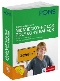 Słownik szkolny niemiecko-polski - okładka podręcznika