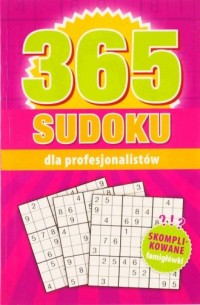 365 Sudoku dla profesjonalistów - okładka książki