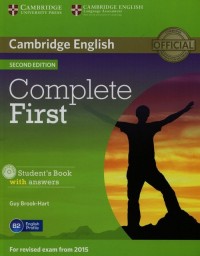 Complete First. Students Book with - okładka podręcznika