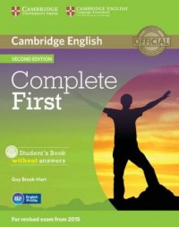 Complete First. Students Book without - okładka podręcznika