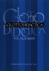 Glottodidactica vol. XL/2 (2013) - okładka książki