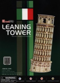 Krzywa wieża w Pizie (puzzle 3D - zdjęcie zabawki, gry