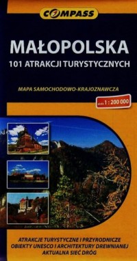 Małopolska 101 atrakcji turystycznych - okładka książki