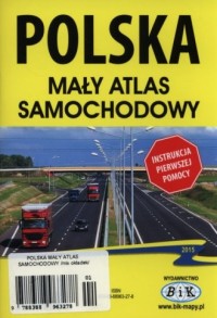 Polska. Mały atlas samochodowy - okładka książki