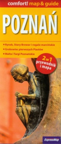 Poznań 2w1. Przewodnik i mapa - okładka książki