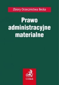 Prawo administracyjne materialne. - okładka książki