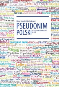 Pseudonim polski od czasów najdawniejszych - okładka książki