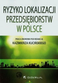 Ryzyko lokalizacji przedsiębiorstw - okładka książki