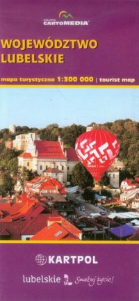 Województwo lubelskie mapa turystyczna - okładka książki