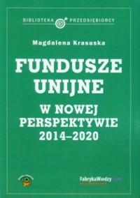 Fundusze unijne w nowej perspektywie - okładka książki