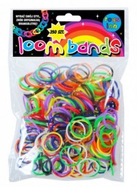 Gumki Loom Bands (250 szt) - zdjęcie zabawki, gry
