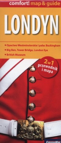 Londyn 2 w 1. Przewodnik i mapa - okładka książki
