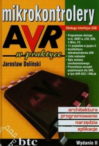 Mikrokontrolery AVR w praktyce - okładka książki