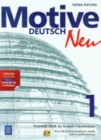Motive Deutsch Neu 1. Język niemiecki. - okładka podręcznika