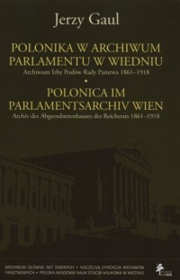 Polonika w archiwum parlamentu - okładka książki