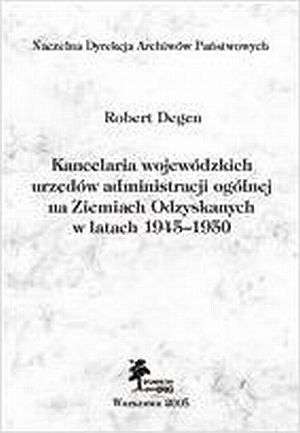 Kancelaria wojewódzkich urzędów - okładka książki