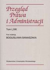 Przegląd Prawa i Administracji - okładka książki