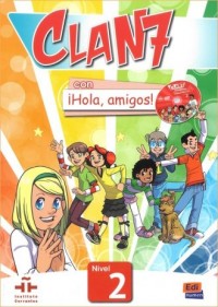Clan 7 con Hola amigos 2. Język - okładka podręcznika