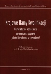 Krajowe Ramy Kwalifikacji biurokratyczna - okładka książki
