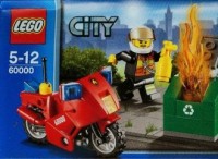 LEGO. Motocykl strażacki - zdjęcie zabawki, gry