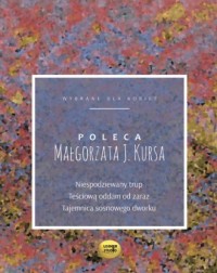 Małgorzata J.Kursa poleca - pudełko audiobooku