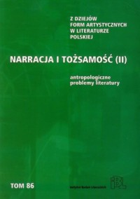 Narracja i tożsamość II. Antropologiczne - okładka książki