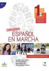 Nuevo Espanol en marcha 1. Ćwiczenia - okładka podręcznika